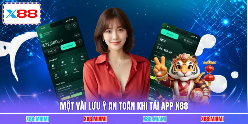 Một vài lưu ý an toàn khi tải app X88
